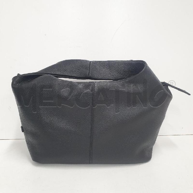 BORSA DONNA CHIARINI NERA PELLE MARTELLATA | Mercatino dell'Usato Cervia 2