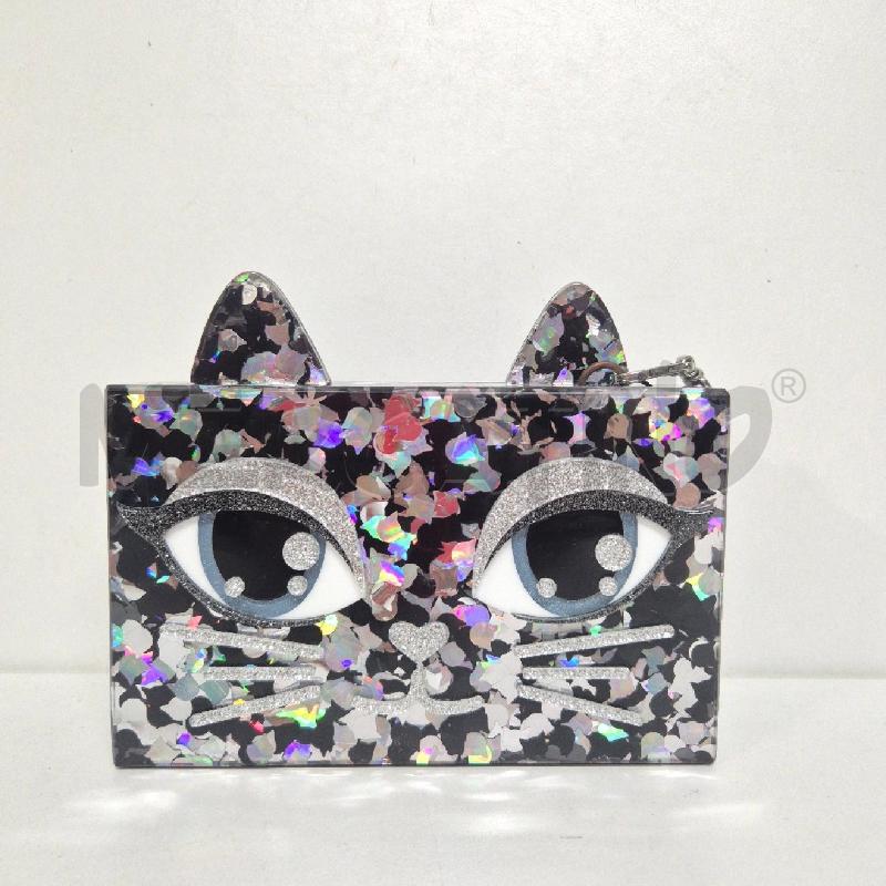 BORSA DONNA CHOUPETTE CLUTCH GATTO KARL LAGERFELD | Mercatino dell'Usato Cervia 1