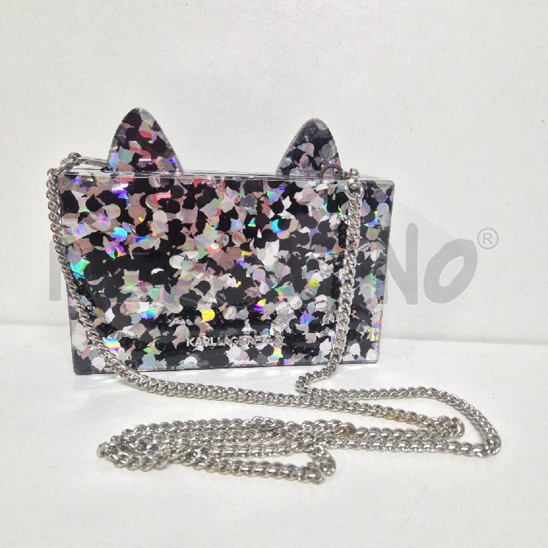 BORSA DONNA CHOUPETTE CLUTCH GATTO KARL LAGERFELD | Mercatino dell'Usato Cervia 2