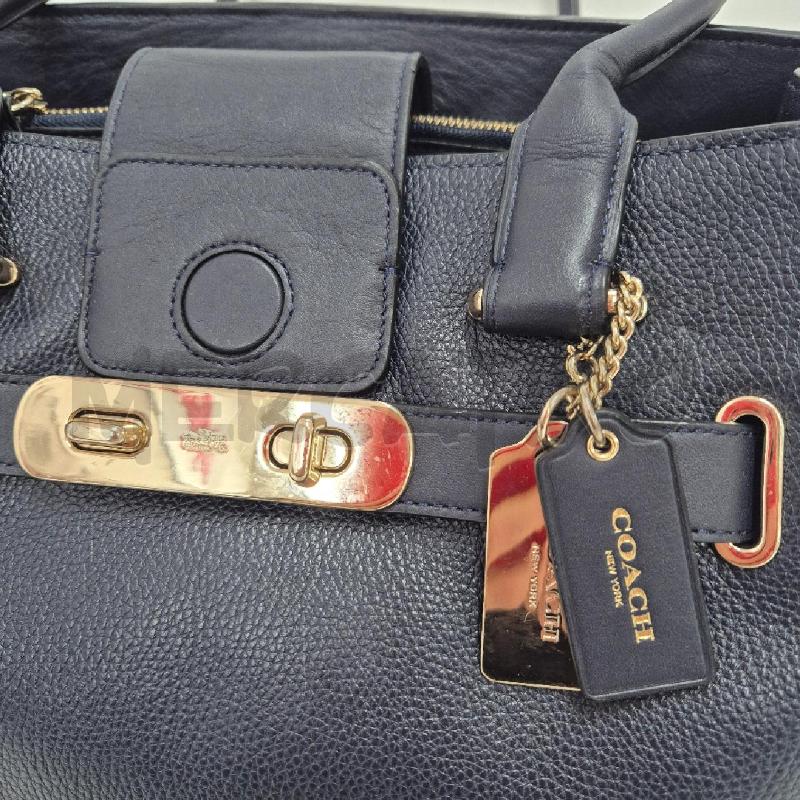 BORSA DONNA COACH BLU | Mercatino dell'Usato Cervia 3