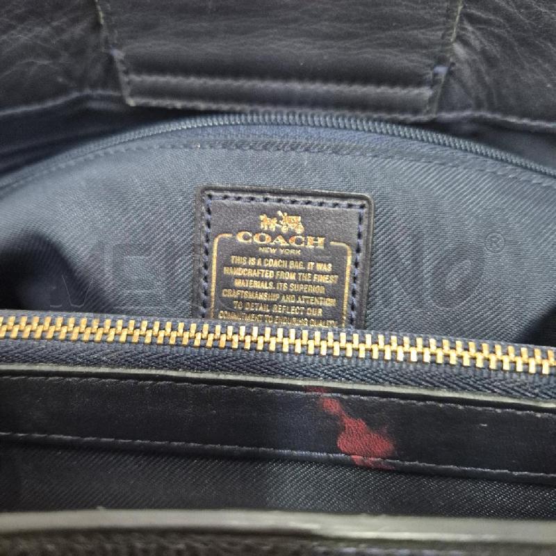 BORSA DONNA COACH BLU | Mercatino dell'Usato Cervia 5