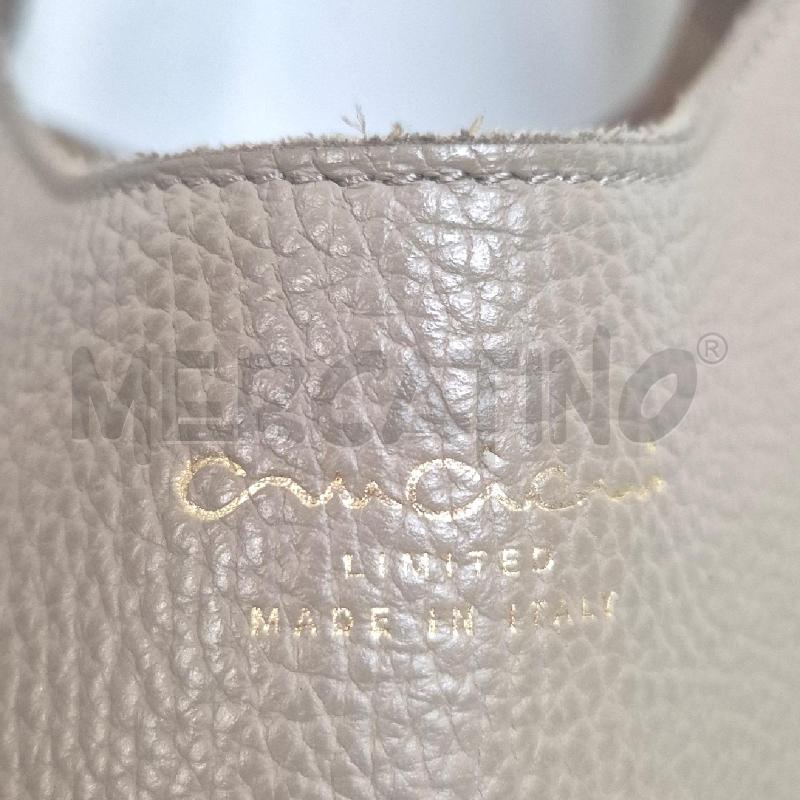 BORSA DONNA CRUCIANI BEIGE IN PELLE | Mercatino dell'Usato Cervia 2
