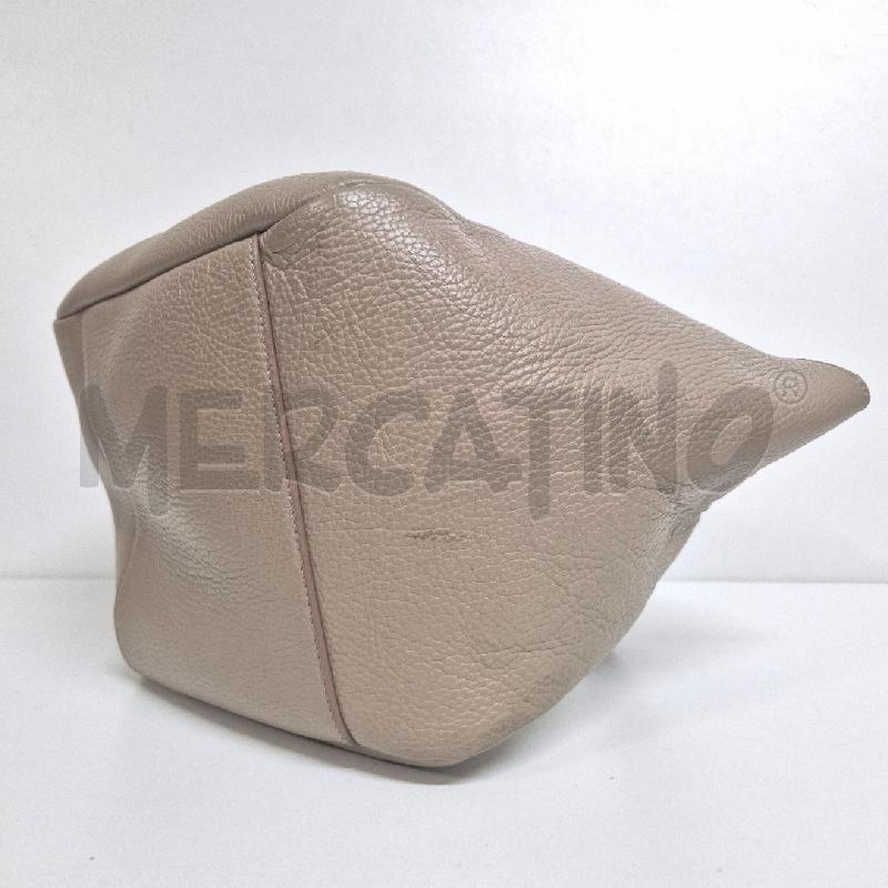 BORSA DONNA CRUCIANI BEIGE IN PELLE | Mercatino dell'Usato Cervia 4