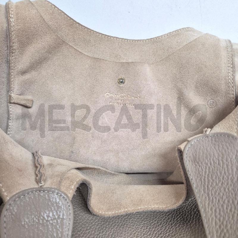 BORSA DONNA CRUCIANI BEIGE IN PELLE | Mercatino dell'Usato Cervia 5