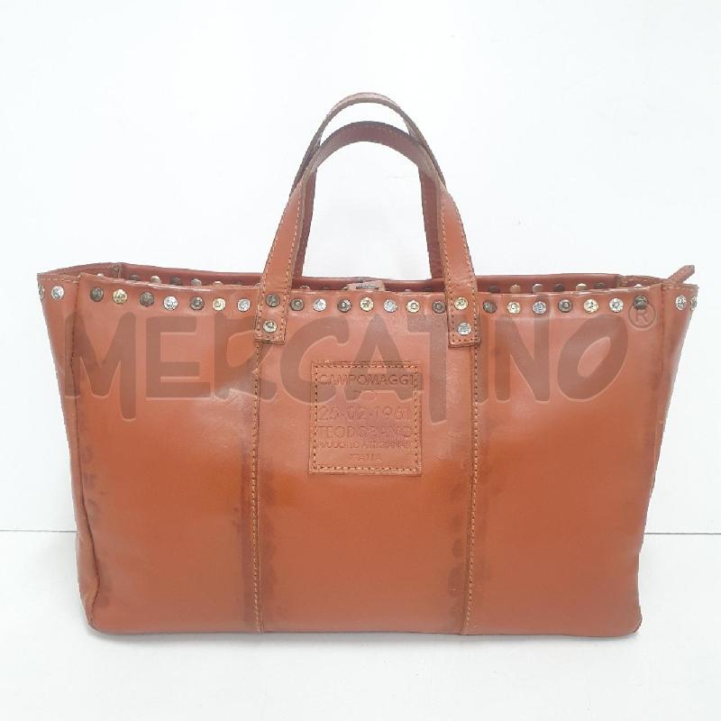 BORSA DONNA CUOIO BORCHIE CAMPOMAGGI  | Mercatino dell'Usato Cervia 1