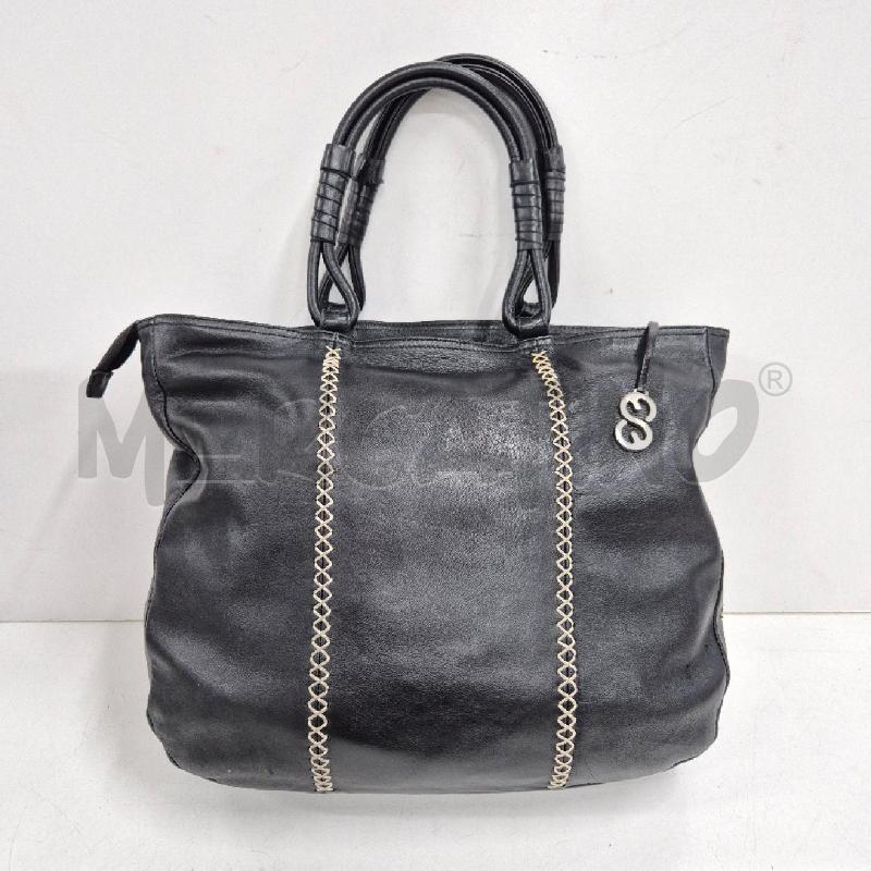 BORSA DONNA ESCADA SPORT NERA IMPUNTURE BIANCHE | Mercatino dell'Usato Cervia 1