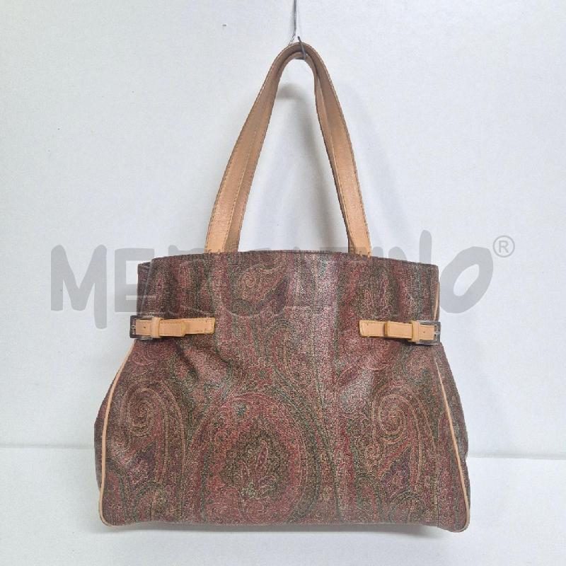 BORSA DONNA ETRO FANTASIA MARRONE | Mercatino dell'Usato Cervia 1