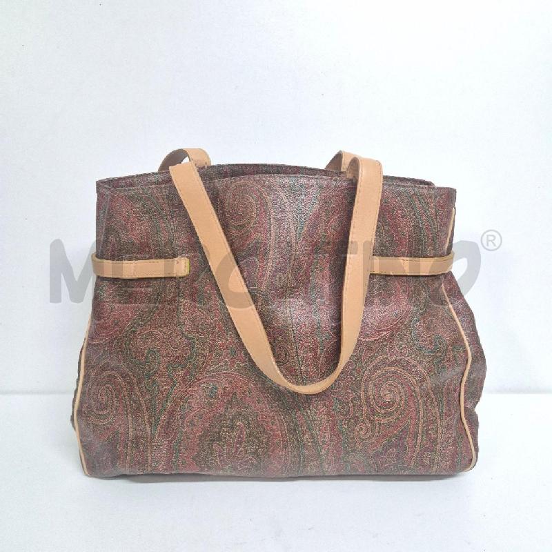 BORSA DONNA ETRO FANTASIA MARRONE | Mercatino dell'Usato Cervia 2