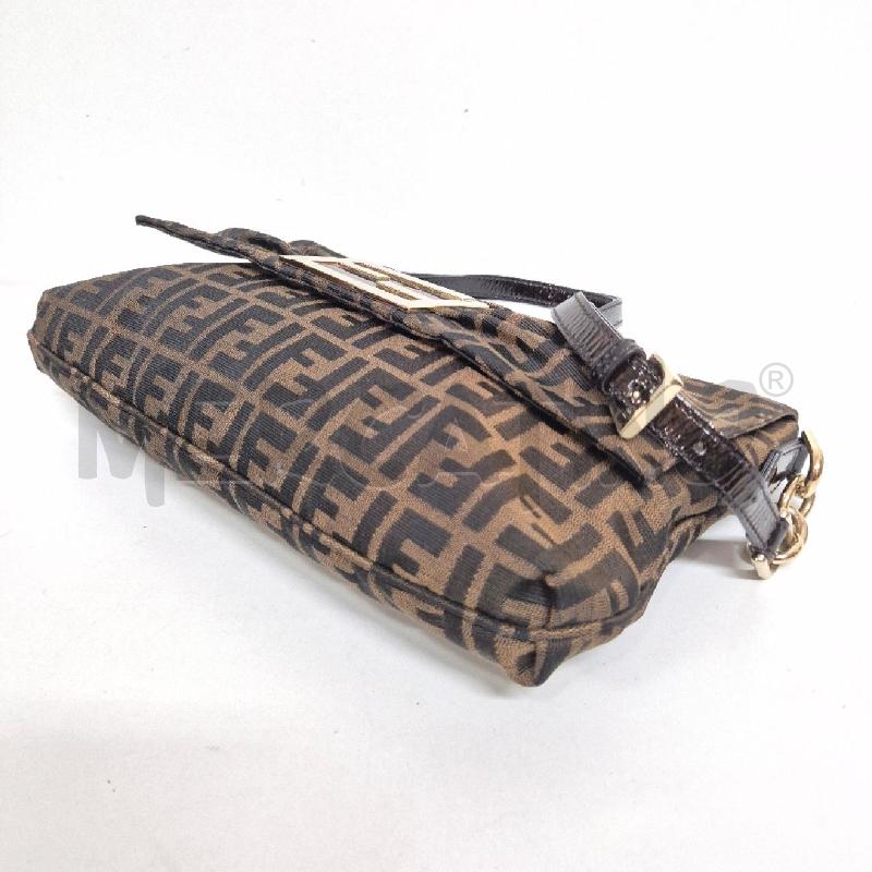 BORSA DONNA FENDI MIA ZUCCA VERNICE TABACCO  | Mercatino dell'Usato Cervia 3