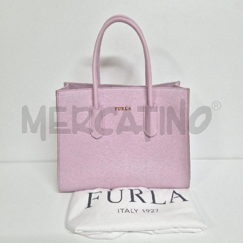 BORSA DONNA FURLA LILLA CON TRACOLLA | Mercatino dell'Usato Cervia 1