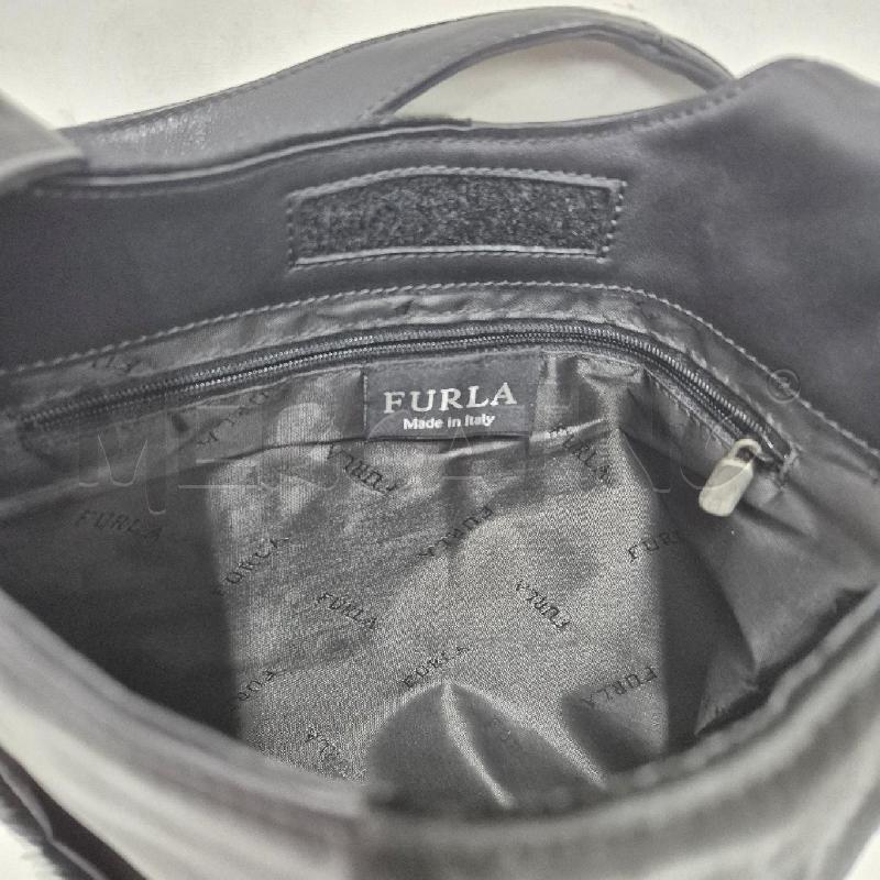 BORSA DONNA FURLA NERA CON CAVALLINO | Mercatino dell'Usato Cervia 5