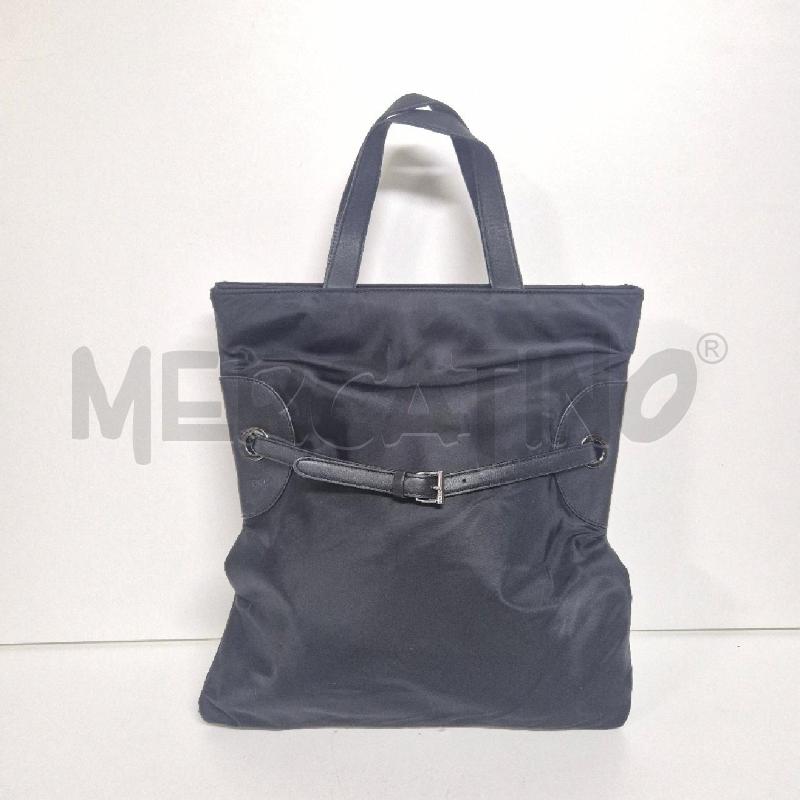 BORSA DONNA FURLA PIATTA PELLE E STOFFA | Mercatino dell'Usato Cervia 1