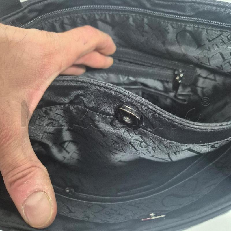 BORSA DONNA FURLA PIATTA PELLE E STOFFA | Mercatino dell'Usato Cervia 5