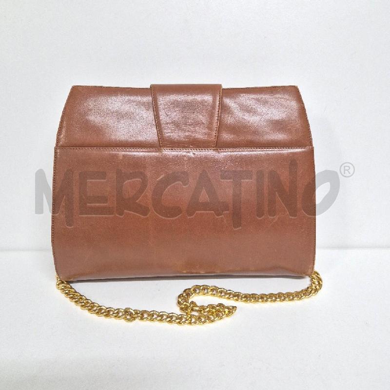 BORSA DONNA GENNY CUOIO CATENA DORATA | Mercatino dell'Usato Cervia 2