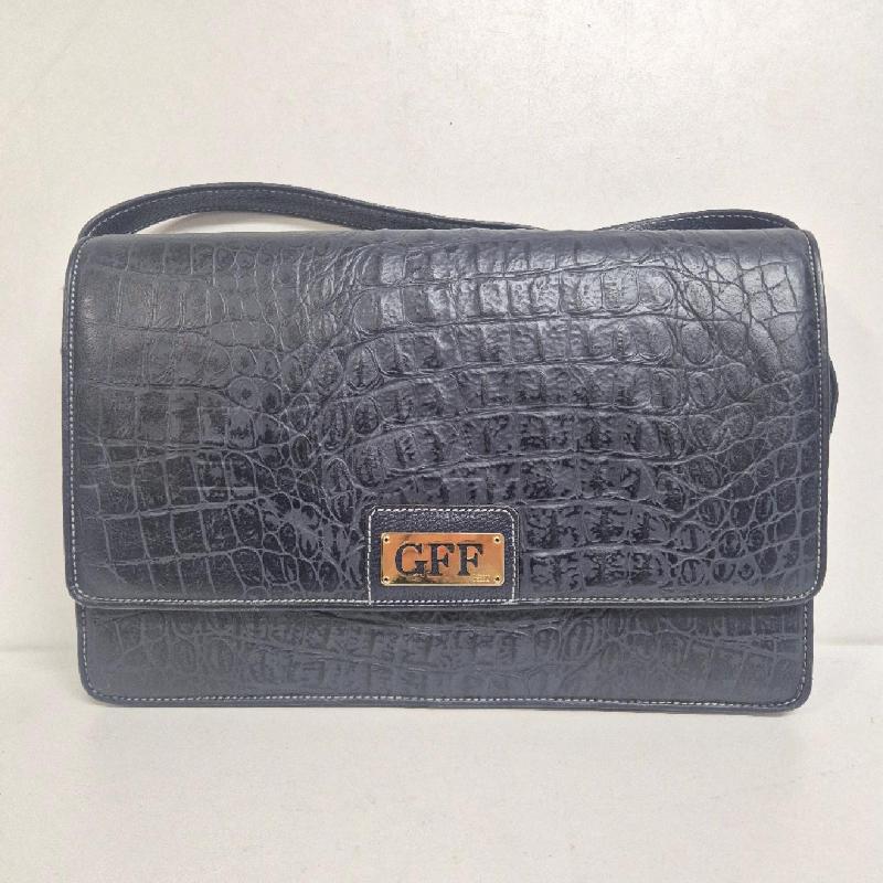 BORSA DONNA GFF GIANFRANCO FERRE BLU  | Mercatino dell'Usato Cervia 1