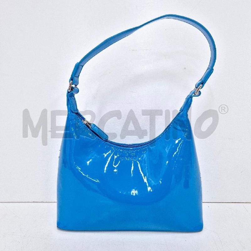 BORSA DONNA GLYNIT TURCHESE VERNICE  | Mercatino dell'Usato Cervia 1