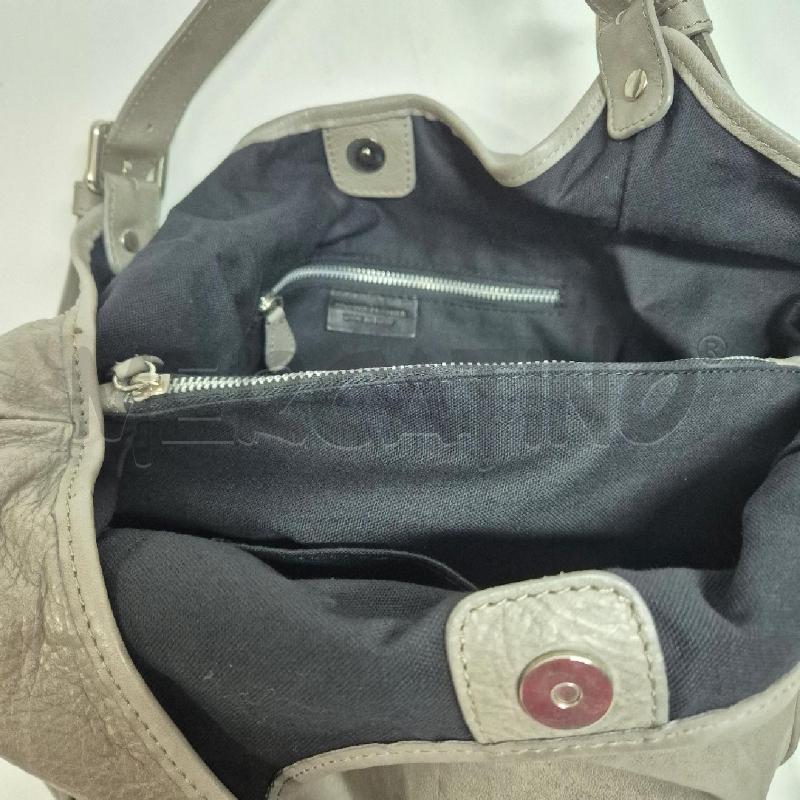 BORSA DONNA GRIGIA CHIARA PELLE | Mercatino dell'Usato Cervia 5