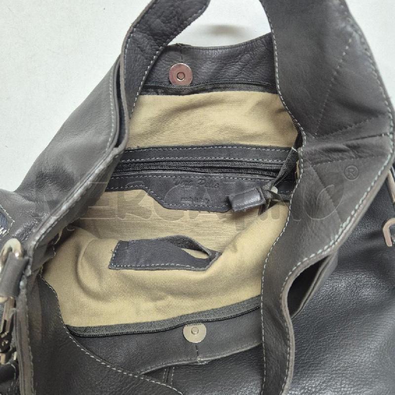 BORSA DONNA GRIGIA PELLE | Mercatino dell'Usato Cervia 5