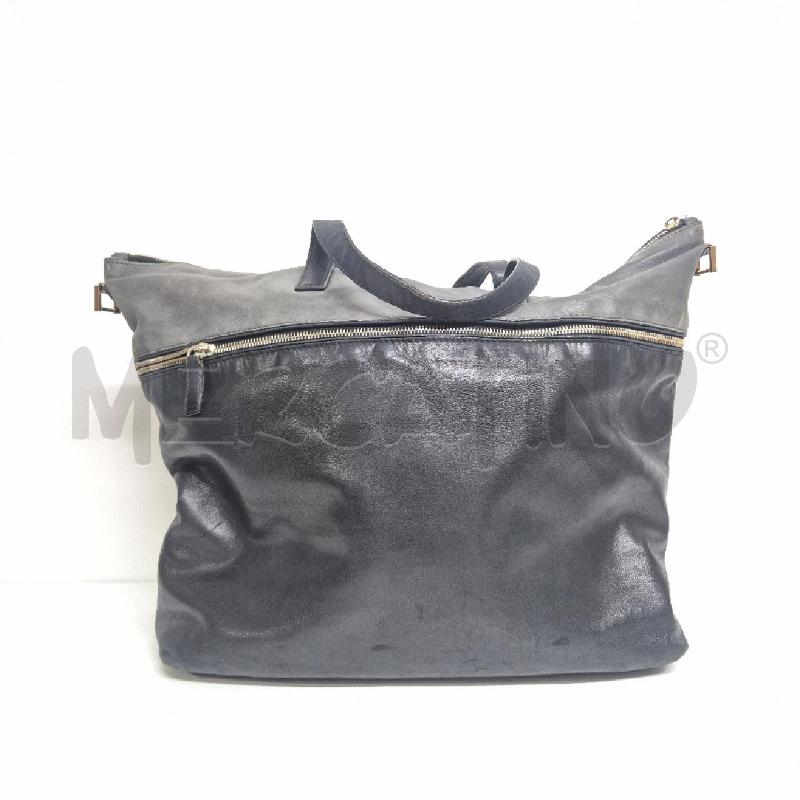 BORSA DONNA JIL SANDER GRIGIA NERA | Mercatino dell'Usato Cervia 3