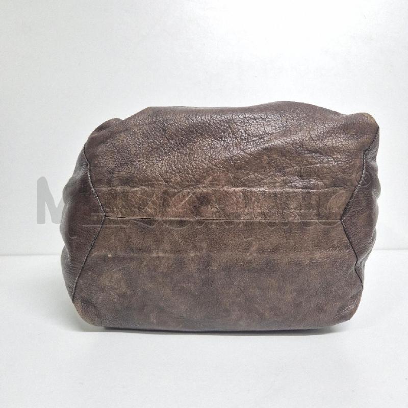 BORSA DONNA LUPO MARRONE INTERNO VERDE | Mercatino dell'Usato Cervia 4
