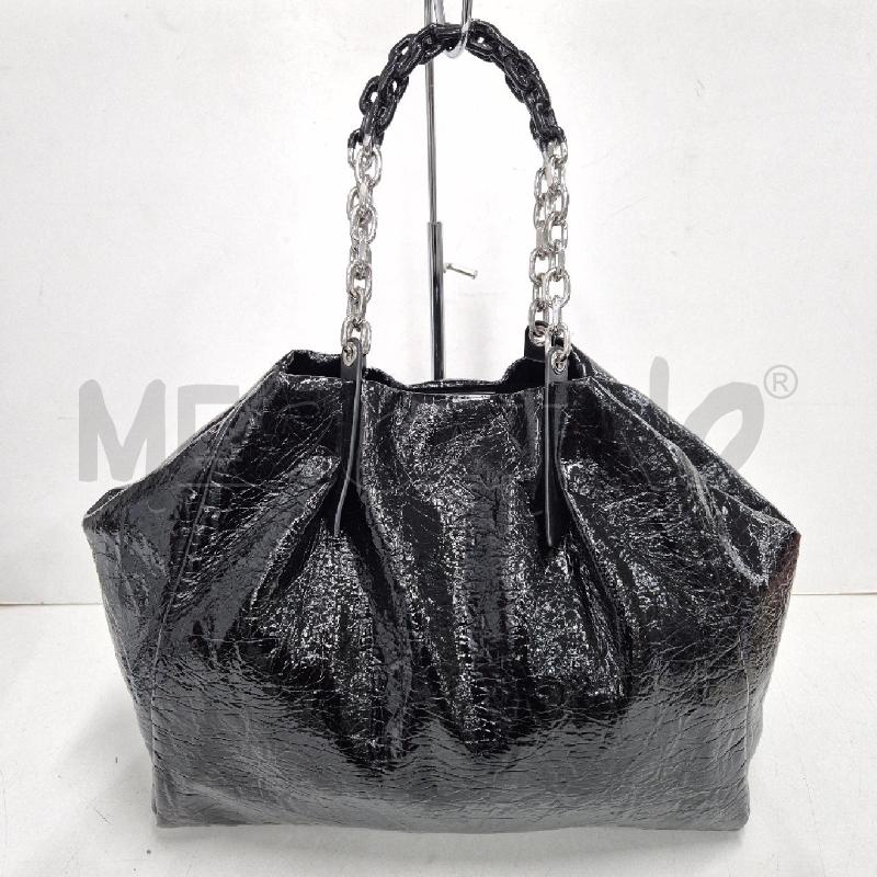 BORSA DONNA MANILA GRACE JASMINE TOTE  VERNICE NERA | Mercatino dell'Usato Cervia 1
