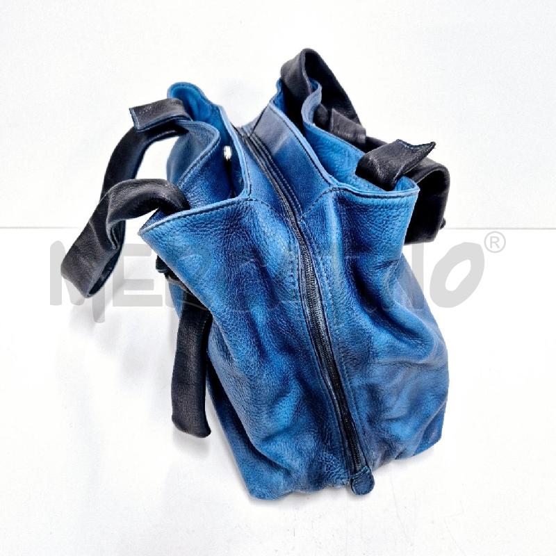 BORSA DONNA MARK BLU E BLU ELETTRICO | Mercatino dell'Usato Cervia 4
