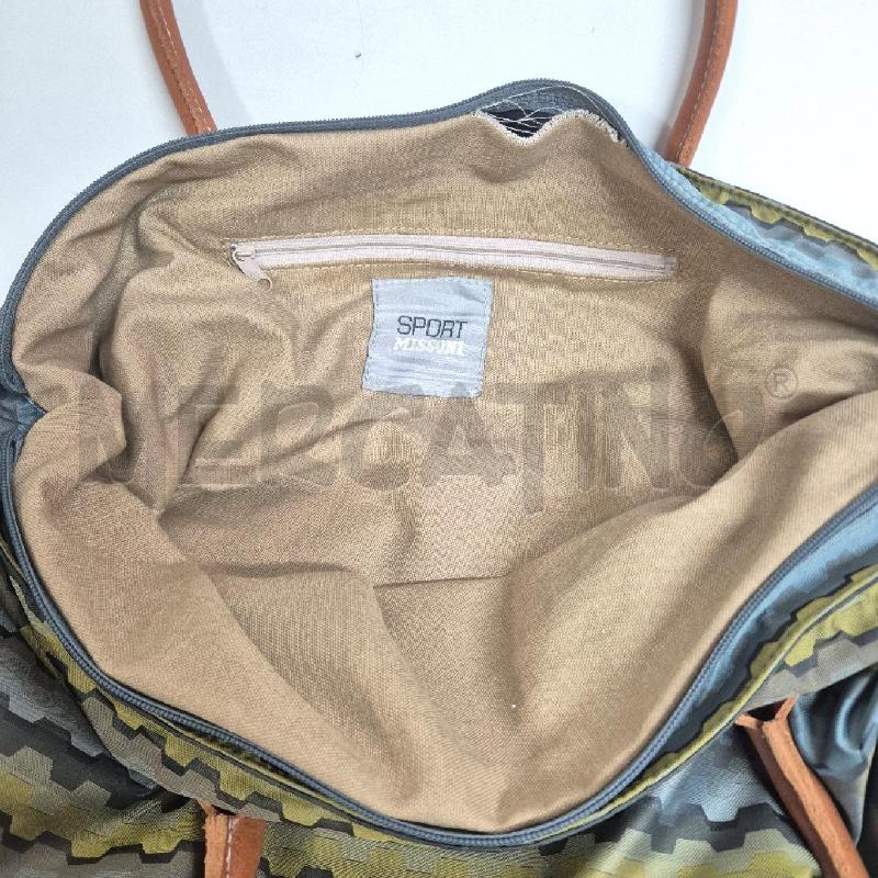BORSA DONNA MISSONI SPORT GRIGIA RIGHE ZIG ZAG | Mercatino dell'Usato Cervia 5