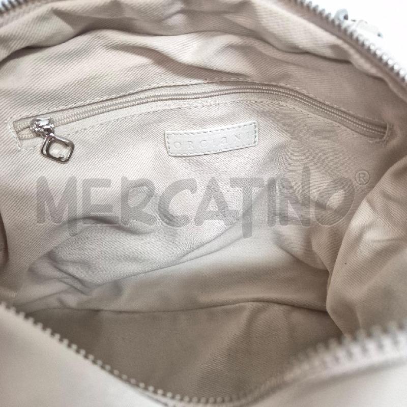 BORSA DONNA ORCIANI BURRO STOFFA PLISSETTATA | Mercatino dell'Usato Cervia 5