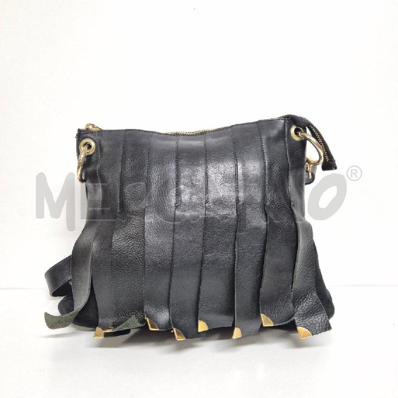 BORSA DONNA ORCIANI NERA PELLE MODIFICATA | Mercatino dell'Usato Cervia 1