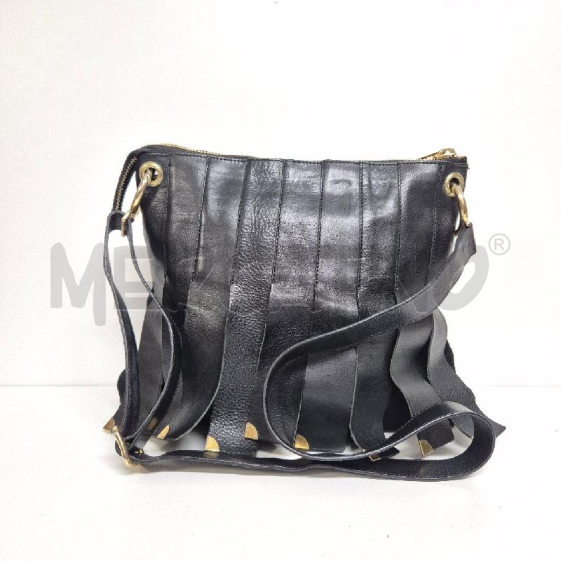 BORSA DONNA ORCIANI NERA PELLE MODIFICATA | Mercatino dell'Usato Cervia 2