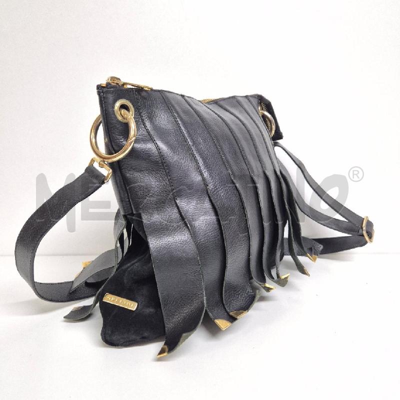 BORSA DONNA ORCIANI NERA PELLE MODIFICATA | Mercatino dell'Usato Cervia 3