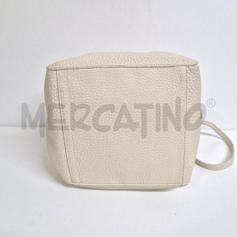 BORSA DONNA ORCIANI PANNA PELLE MARTELLATA | Mercatino dell'Usato Cervia 4
