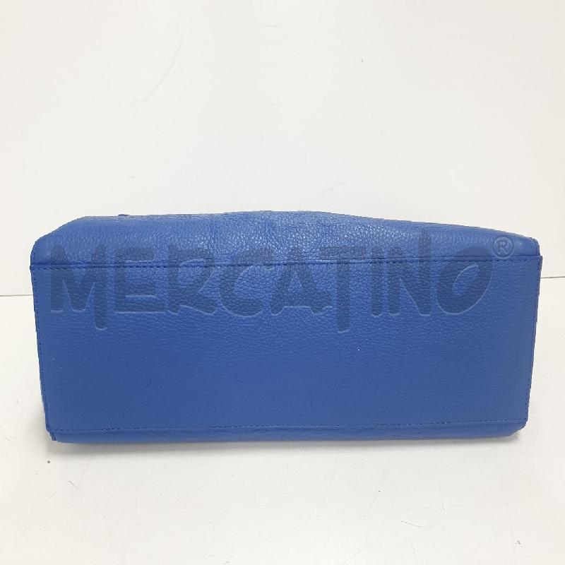 BORSA DONNA PELLE BLU ELETTRICA | Mercatino dell'Usato Cervia 4