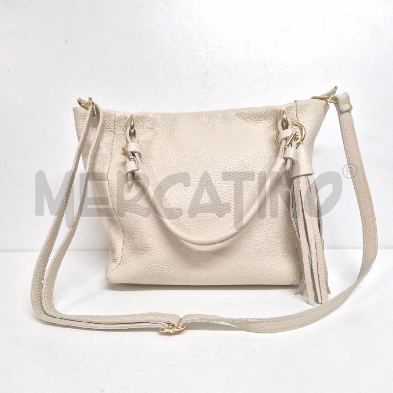 BORSA DONNA PELLE CHIARA MARTELLATA | Mercatino dell'Usato Cervia 2