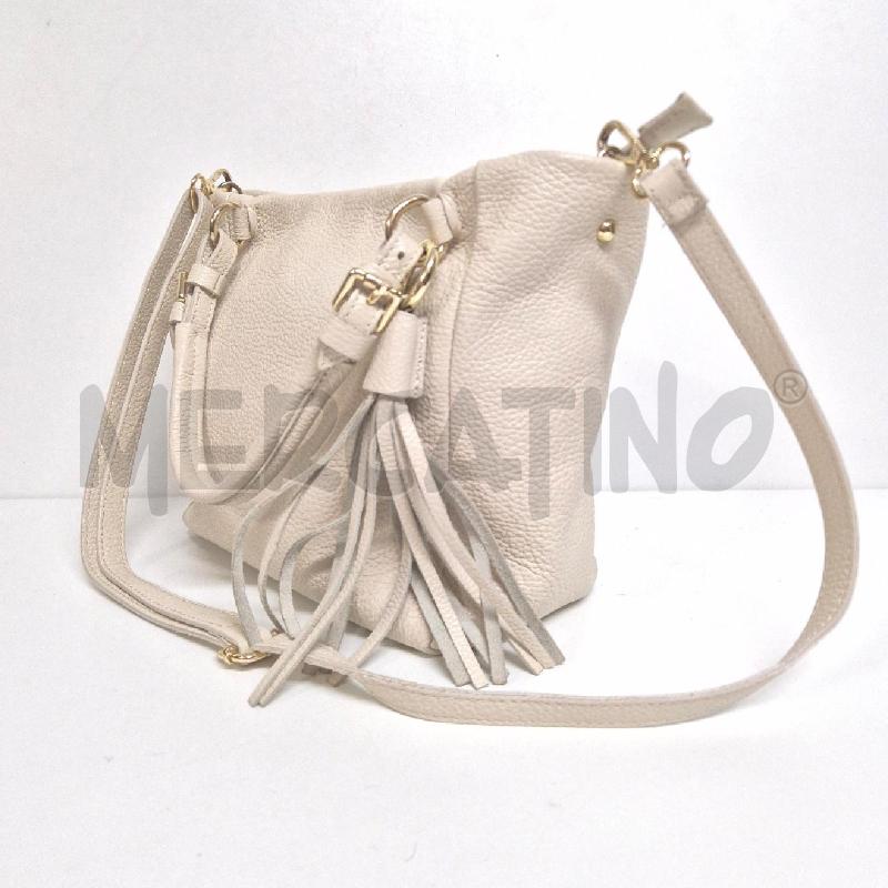 BORSA DONNA PELLE CHIARA MARTELLATA | Mercatino dell'Usato Cervia 3
