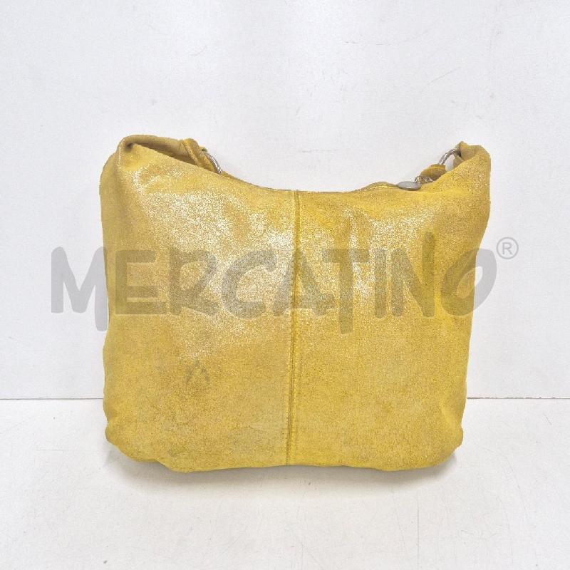 BORSA DONNA PELLE GIALLA LUREX | Mercatino dell'Usato Cervia 2