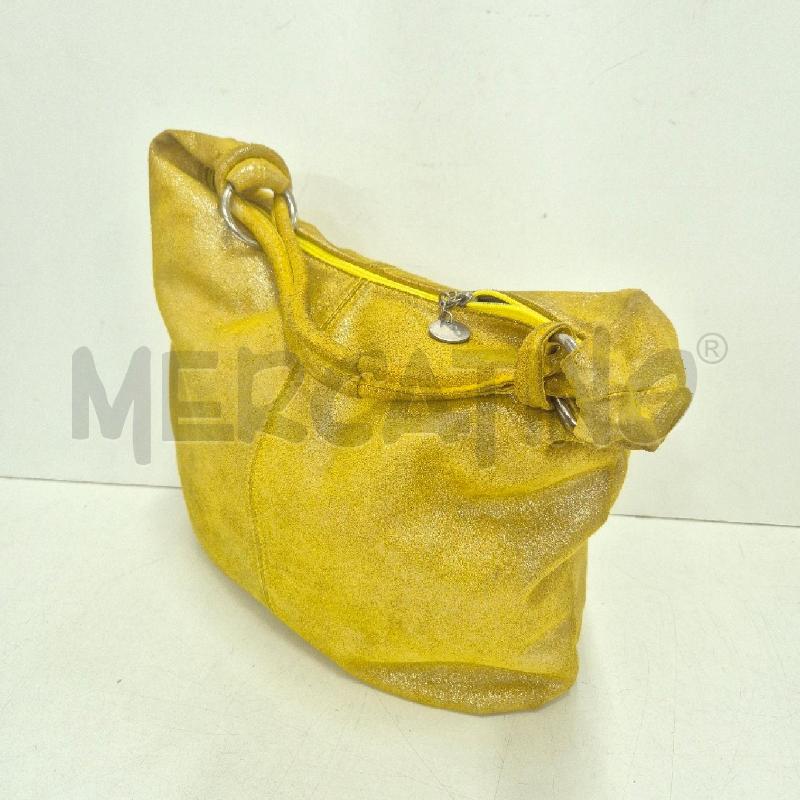 BORSA DONNA PELLE GIALLA LUREX | Mercatino dell'Usato Cervia 3