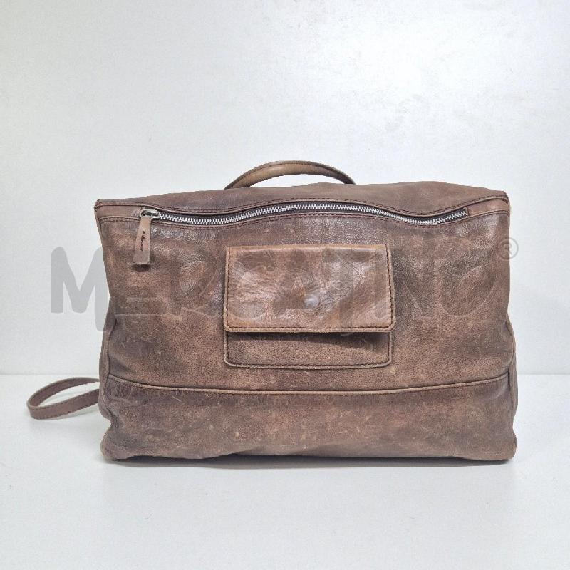 BORSA DONNA PELLE MARRONE SFUMATO | Mercatino dell'Usato Cervia 2