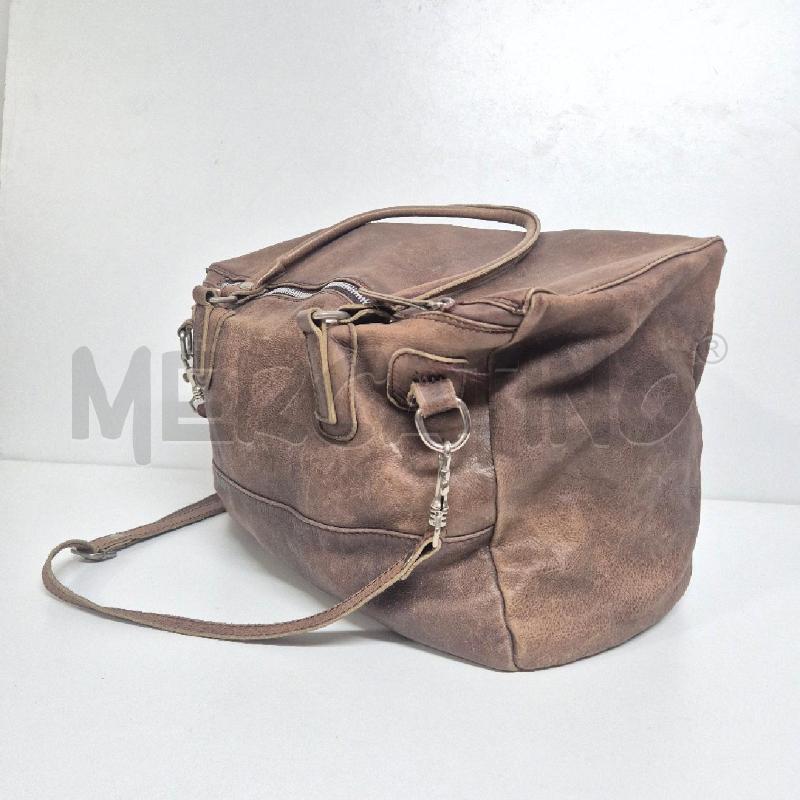 BORSA DONNA PELLE MARRONE SFUMATO | Mercatino dell'Usato Cervia 3