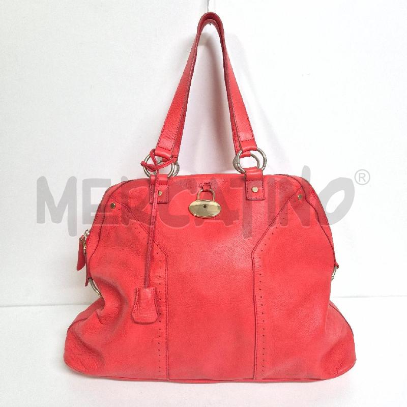 BORSA DONNA PELLE MCOLLECTION ARANCIONE | Mercatino dell'Usato Cervia 1