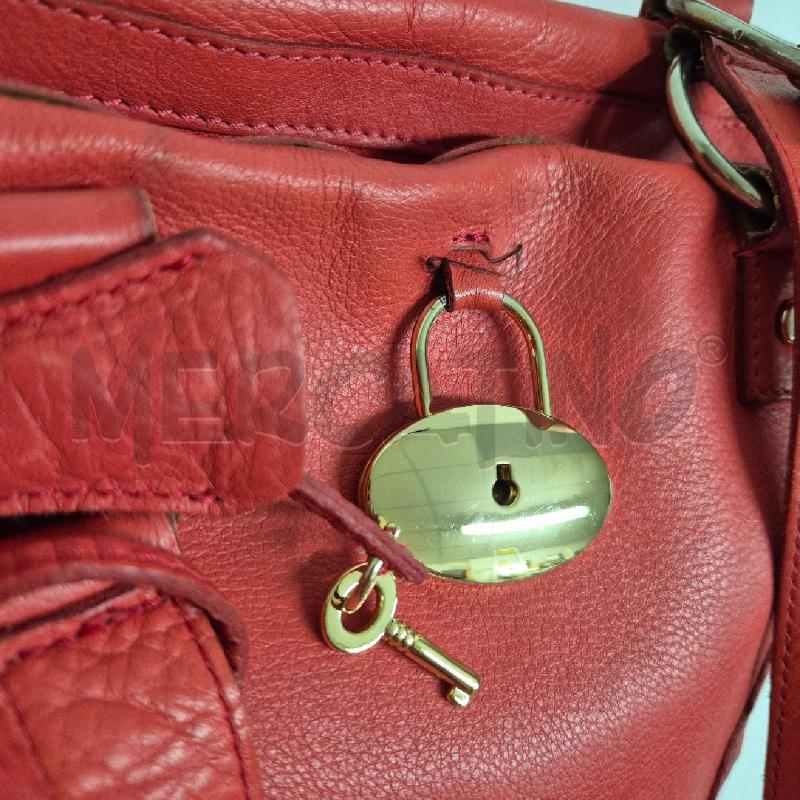 BORSA DONNA PELLE MCOLLECTION ARANCIONE | Mercatino dell'Usato Cervia 2