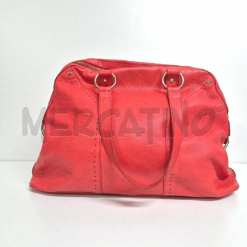 BORSA DONNA PELLE MCOLLECTION ARANCIONE | Mercatino dell'Usato Cervia 3