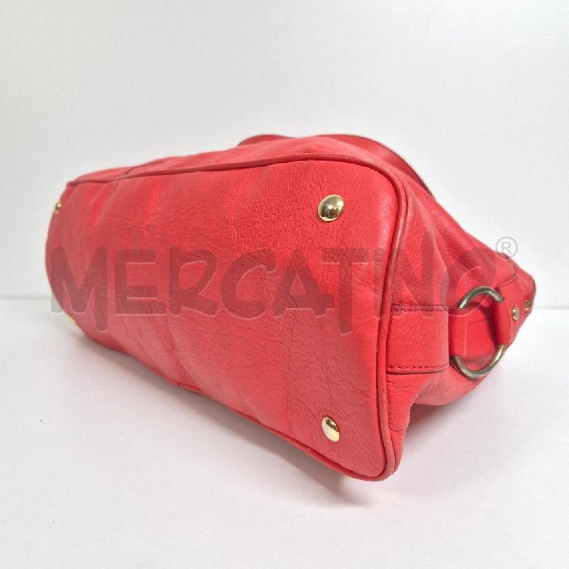 BORSA DONNA PELLE MCOLLECTION ARANCIONE | Mercatino dell'Usato Cervia 4