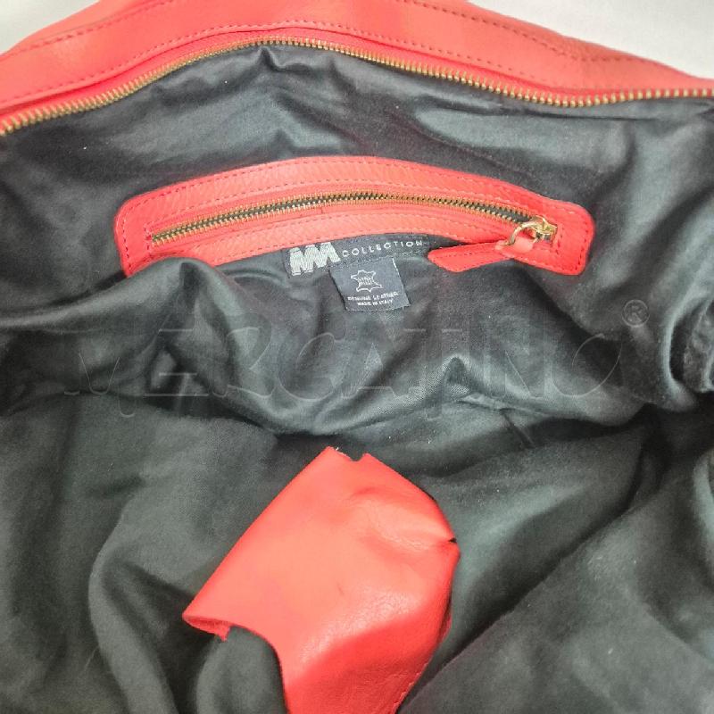 BORSA DONNA PELLE MCOLLECTION ARANCIONE | Mercatino dell'Usato Cervia 5