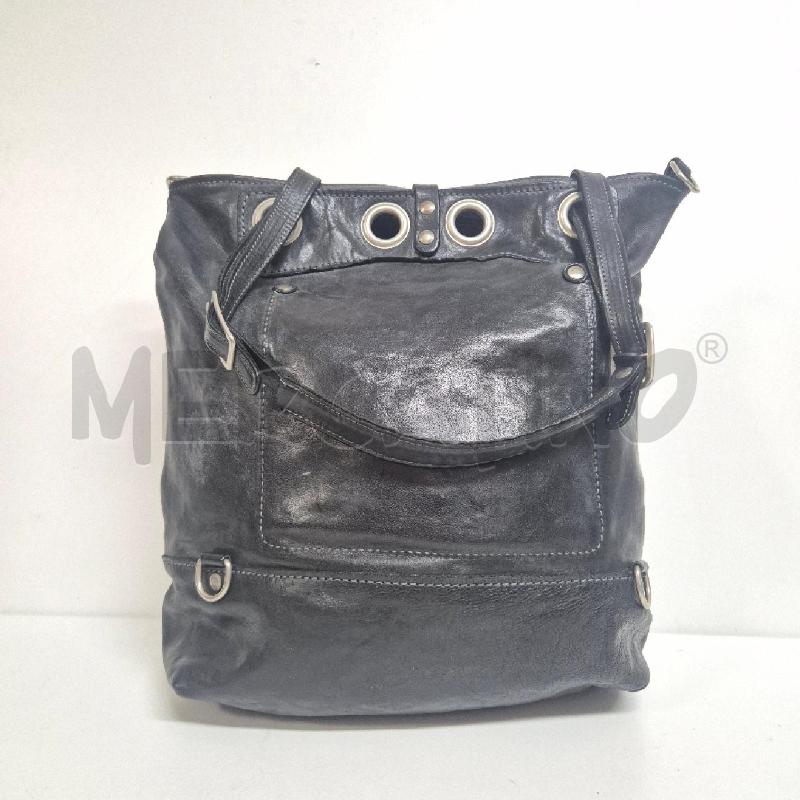 BORSA DONNA PELLE PROGETTO FEDE NERO | Mercatino dell'Usato Cervia 2