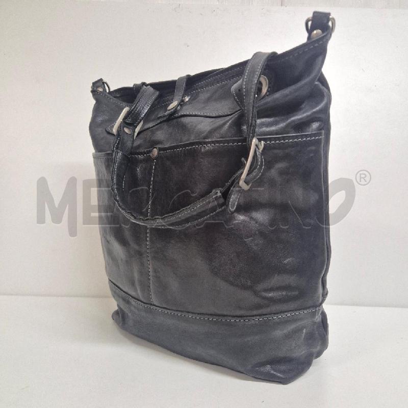 BORSA DONNA PELLE PROGETTO FEDE NERO | Mercatino dell'Usato Cervia 3
