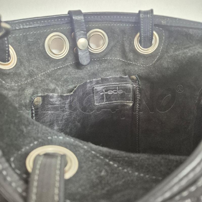 BORSA DONNA PELLE PROGETTO FEDE NERO | Mercatino dell'Usato Cervia 5