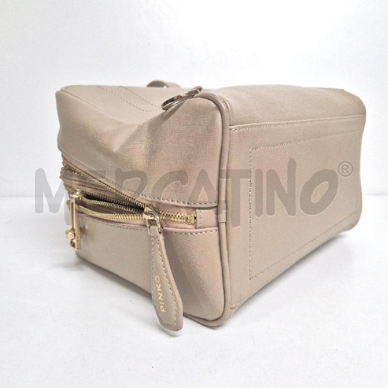 BORSA DONNA PINKO BEIGE CON DOPPIO INTERNO CON STRASS | Mercatino dell'Usato Cervia 5