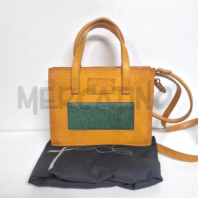 BORSA DONNA PROGETTO FEDE SENAPE VERDE | Mercatino dell'Usato Cervia 1