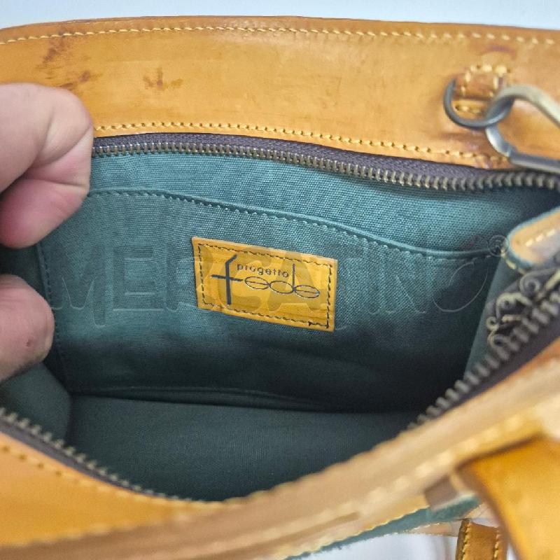 BORSA DONNA PROGETTO FEDE SENAPE VERDE | Mercatino dell'Usato Cervia 5